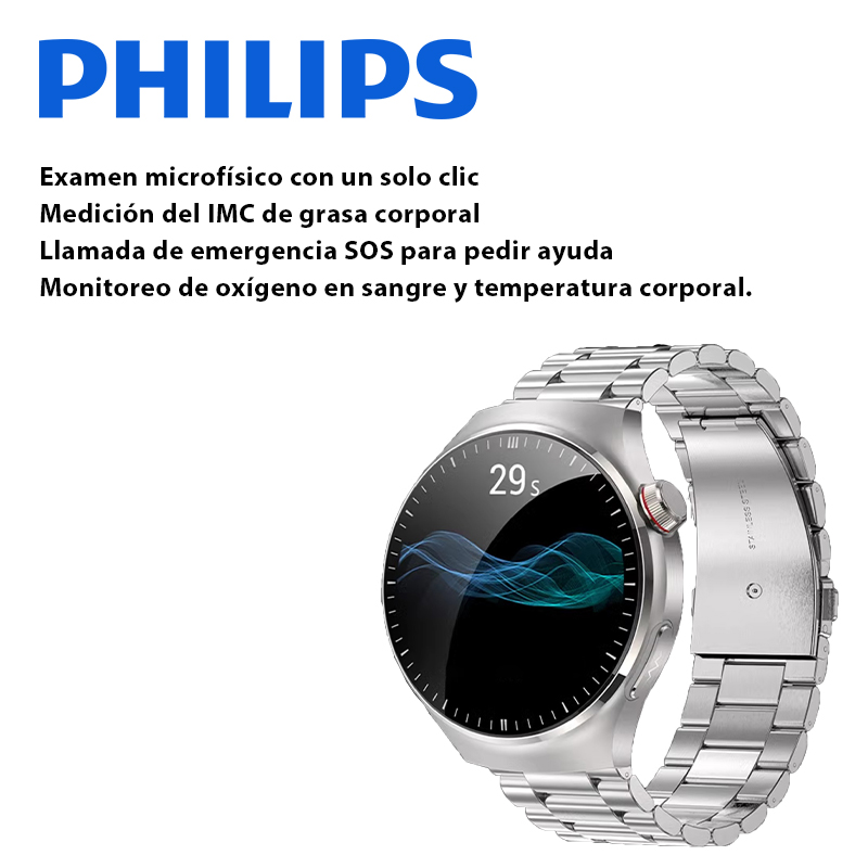 [Sin función de tratamiento con láser] Reloj inteligente Philips